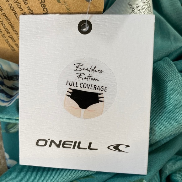 O’Neill swim bikini bottoms large chan floral full coverage NWT - Picture 8 of 9